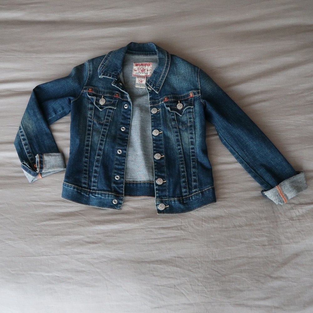 Dark Wash True Religion Jean Jacket